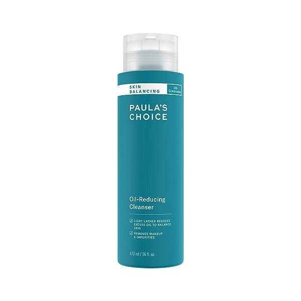 Paulas Choice SKIN BALANCING Nettoyant Visage - Huile Démaquillant Visage Élimine les Points Noirs, Imperfections et le Pore