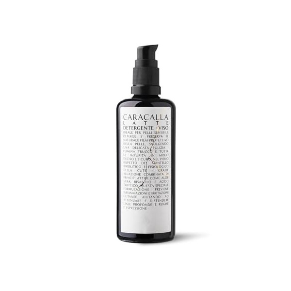 CARACALLA Luxury Edition Lait Nettoyant Visage - Peaux Délicates et Sensibles - Aloe Vera, Vitamine E et F, Calendula - Lenti