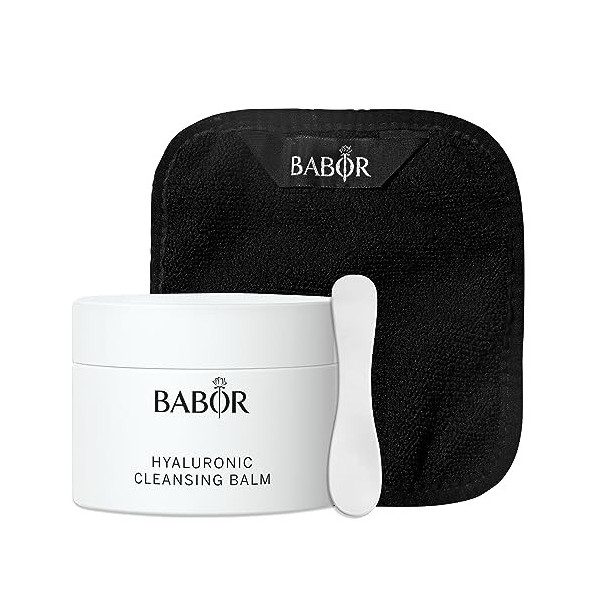 BABOR Baume nettoyant à lacide hyaluronique pour le visage pour un nettoyage en douceur, à lacide hyaluronique, 1 x 150 ml