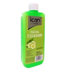 ican London Nettoyant visage enrichi en vitamines au concombre pour un nettoyage en profondeur, lissant 100 ml
