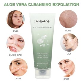 Fengyang® Pore Cleansing Oil, Cleansing Oil, Heartleaf, Heartleaf Pore Control Cleansing Oil, Nettoyant Moussant pour Le Visa