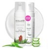 ECOLATIER Nettoyant doux pour le visage à laloe vera pour une hydratation intense 150 ml – Certifié végétalien – 98,6 % dor