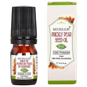 MEILLEURE HUILE ANTI-AGE - Roll On HUILE DE PÉPINS DE FIGUE DE BARBARIE 100% BIO, pure et naturelle, pressée à froid, Extra V