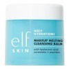 e.l.f. Holy Hydration! Baume nettoyant fondant pour le visage et démaquillant, infusé avec de lacide hyaluronique pour hydra