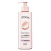 LOréal Paris Lait nettoyant pour femme : élimine le maquillage en douceur et donne une sensation de douceur sur la peau avec