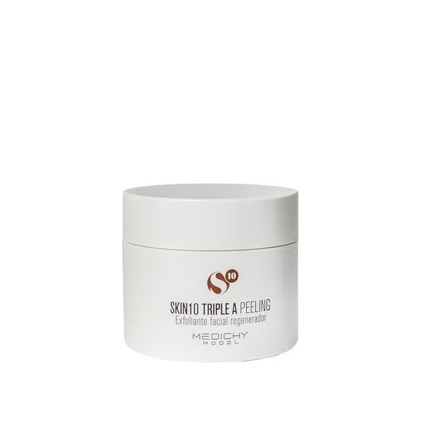 MEDICHY MODEL - Skin10 Triple A Peeling - Gommage rénovateur pour le visage - Formule avec des acides AHA pour une peau lisse