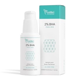 colibri skincare 2% BHA PEELING 30ml - Gel exfoliant à base d’acide salicylique salicylic acid pour une peau purifiée en 