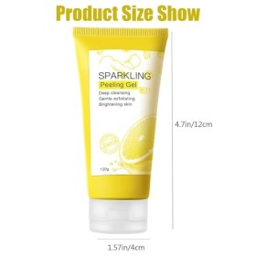 Gel Blanchiment Exfoliant,Blanchissante Crème Exfoliant Gel,Gommage Au Gel Exfoliant,Gel Peeling Exfoliant Éclaircissant,Gomm