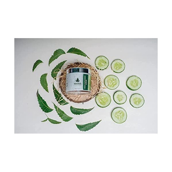 Neolith Gommage au concombre au margousier || Gommage dhiver || Gommage exfoliant pour le visage pour les peaux sujettes à l