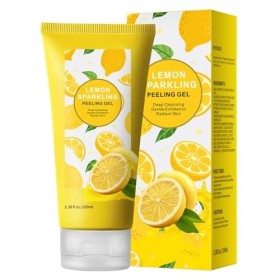KOAHDE Gel Peeling Naturel au Citron,Gel Exfoliant pour le Nettoyage en Profondeur de la Peau,Gommage Visage Femme,Gel Exfoli
