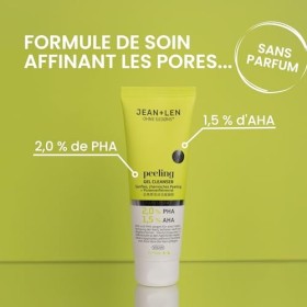Jean & Len Peeling Gel Cleanser, idéal pour tous les types de peau, libère la peau en douceur des cellules mortes, Peeling ch