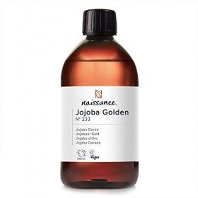 Naissance Huile de Jojoba Dorée No. 233 - 500ml - Naturelle et Pressée à Froid - Pour le Soin de la Peau, du Corps et des C