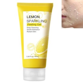 Gommage Au Gel Exfoliant,Gel Blanchiment Exfoliant,Blanchissante Crème Exfoliant Gel,Gel de nettoyant Exfoliant à lorange,Bl