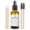 Naissance Huile de Ricin Bio No. 217 50ml with Set of Bamboo Mascara Wand - Pure, Natural, Cold Pressed - Hydrate & Nourrit