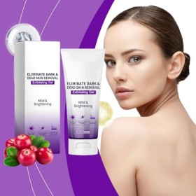 Gel Blanchiment Exfoliant, Blanchissante Crème Exfoliant Gel, Gel exfoliant purifiant, Gel exfoliant à base de plantes éclair