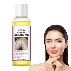 Mikabila 02, F 110ML Peeling Oil, Huile Exfoliante Pour La Peau Foncée Huile Exfoliante Naturelle Spot Whitening Huile Exfol