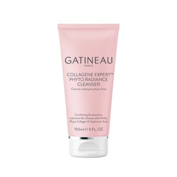Gatineau Collagene Expert Radiance Cleanser, nettoyant et tonifiant exfoliant doux pour le visage, hydratant à lacide hyalur