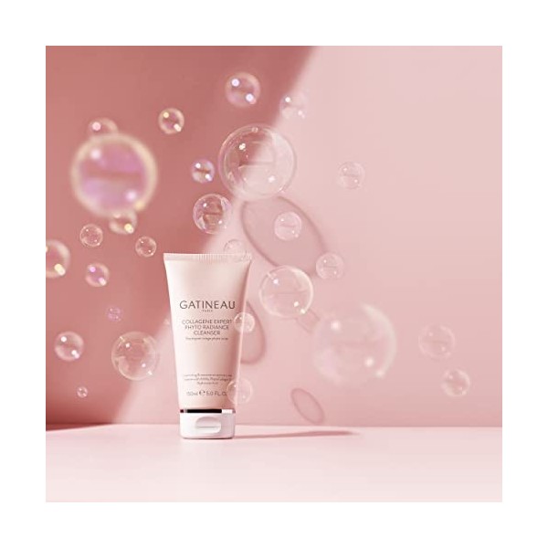 Gatineau Collagene Expert Radiance Cleanser, nettoyant et tonifiant exfoliant doux pour le visage, hydratant à lacide hyalur