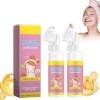 Grgowe 2Pc Nettoyant Moussant Au Curcuma,Nettoyant Visage Au Curcuma Et à LAcide Kojique,Nettoyant Visage à lAcide Kojique,