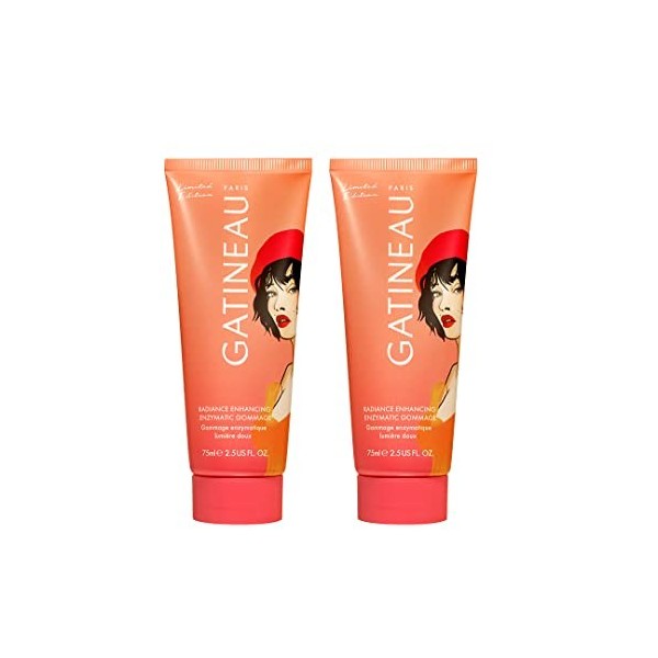 Gatineau - Gommage améliorant léclat, exfoliant enzymatique doux avec acide hyaluronique et vitamine C, peaux sensibles 75 