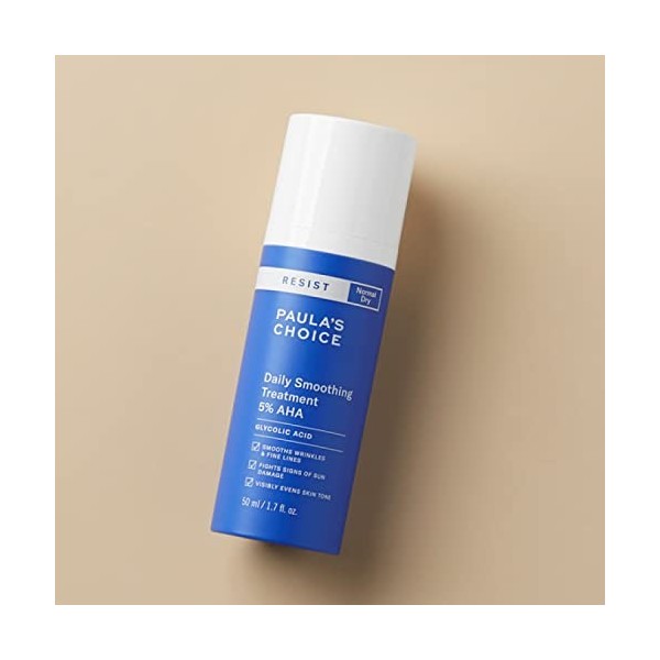 Paulas Choice RESIST Anti-Aging 5% AHA Exfoliant - Peeling Visage qui Minimise les Rides, Ridules et Taches Brunes - avec Ac