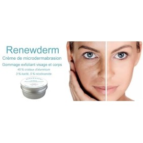 Renewderm Crème de microdermabrasion profesionelle 45% de microcristaux . Gommage exfoliant visage et corps.