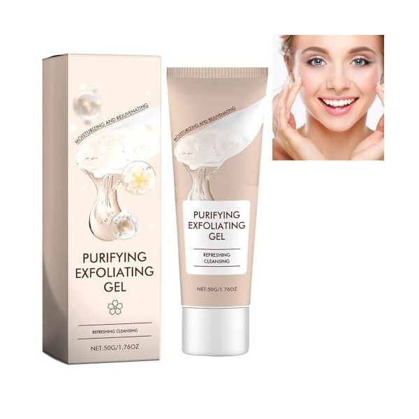 KOAHDE Gommage Visage,Gommage Peeling Corps,Gel Gommage Hydratant,Gommage Visage Femme,Exfoliant Visage,Blanchissante Crème E