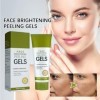 KOAHDE Gel Peeling Exfoliant Éclaircissant,Gommage Corps Exfoliant,Exfoliant pour le Visage,Gel Gommage Hydratant,Gommage Vis