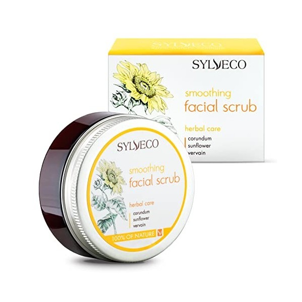 SYLVECO Exfoliant lissant pour le visage pour femme et homme - Exfoliant pour les peaux sèches, matures et fatiguées - Cosmét