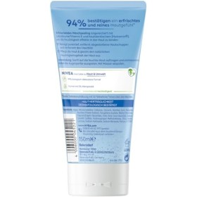 NIVEA Gommage lavage quotidien rafraîchissant, exfoliant sans microplastique avec vitamine E pour un nettoyage en profondeur 