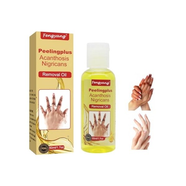 Fengyang® Huile Exfoliante, Nourrissant Hydratant Exfoliant Huiles, Huile De Peeling Jaune, Huile Peeling Pour Le Corps, pour