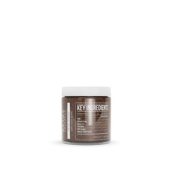 Detox Skinfood Face Scrub | Exfoliating Face Wash Improves Skin Texture, Unclogs Pores, Prevent Blackheads and Ingrown Hairs 