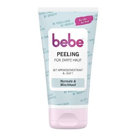 bebe Exfoliant pour peaux délicates 150 g , nettoyage doux du visage avec extrait et parfum dabricot, nettoyage en profonde