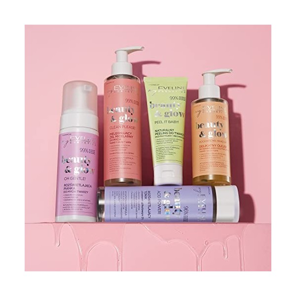 Eveline Cosmetics Beauty & Glow Gommage visage naturel, 75 ml