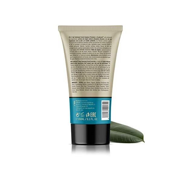 Ecoderma Exfoliating Gel 150ml - Eliminates Dead Skin Cells, Dirt And Excess Of Sebo