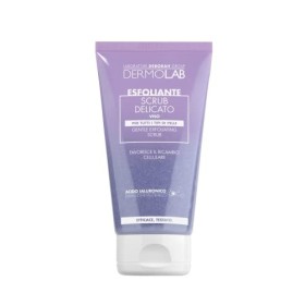 Dermolab - Gommage visage femme délicat exfoliant pour tous les types de peaux, avec piscine dacide hyaluronique, effet hydr