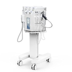 4 IN 1 Peeling à leau pour le visage Eléctroporation par inotophorèse Soins de la peau Exfoliation Tête Noire Exfoliation Dé