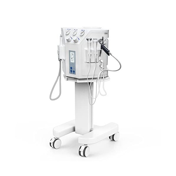 4 IN 1 Peeling à leau pour le visage Eléctroporation par inotophorèse Soins de la peau Exfoliation Tête Noire Exfoliation Dé