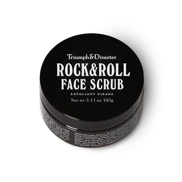Triumph & Disaster Rock & Roll - Volcanic Ash and Green Clay Face Scrub – Natural Pore-Cleansing Blackhead-Removing Skin Nour