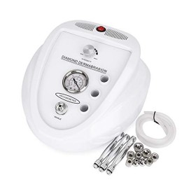 Microdermabrasion au Diamant, 60W 3 en 1 Appareil de Microdermabrasion, 11.8x11.8x5.9inch Diamant Machine de Dermabrasion Soi