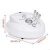 Microdermabrasion au Diamant, 60W 3 en 1 Appareil de Microdermabrasion, 11.8x11.8x5.9inch Diamant Machine de Dermabrasion Soi
