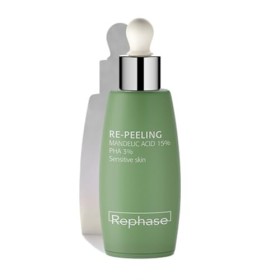 Rephase Re-Peeling - Acide mandelique 15 % PHA 3 % Traitement Exfoliant Viso,30 ml