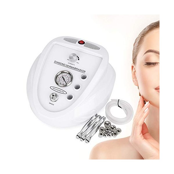 Diamond Microdermabrasion Machine 3 en 1 professionnelle pour rajeunissement de la peau Dermabrasion Appareil de beauté pour