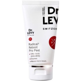 Dr. Levy Radical³ Reboot Pro Peel 50 ml – Peeling exfoliant pour le visage, le cou, les mains – Végétalien, sans cruauté enve