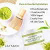 LILY SADO MATCHA MADE IN HEAVEN Facial Scrub - Best Daily Facial Exfoliating Cleanser for Women & Men - Vegan Face Wash Ex...