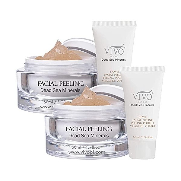 Vivo Per Lei Facial Peeling, 1.7-fluid Ounce Pack of 2 by Vivo per Lei [Beauty] English Manual 