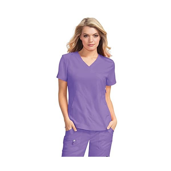 KOI Lite 316 Philosophy Blouse exfoliante pour femme, Sage, XXX-Large Plus