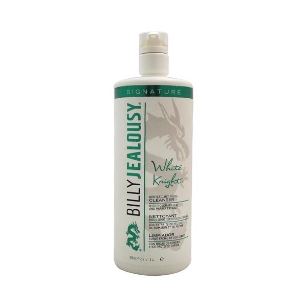 Billy Jealousy White Knight Gentle Daily Facial Cleanser for Men 33.8 oz Cleanser