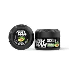 Nishman Gommage visage – Soin exfoliant pour la peau pour homme – Élimine en profondeur les cellules mortes de la peau et pro