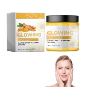 Gommage Corporel au Curcuma,Gommage Corps Exfoliant,Gommages pour le Corps du Visage Curcuma,Gommage Exfoliant,Gommage Corpor